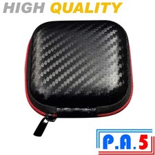 Carbon Black & Red Hard Case