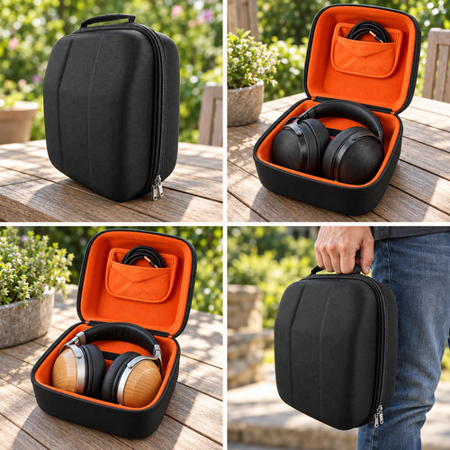 Hard shell travel case - shell, cable